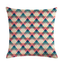 Axyaa Diamond Geometry Pillow Cover - Geometric Print Cushion Case 45x45cm