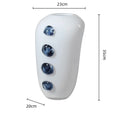 Axyaa Pebble Relief Glass Vase for Flower Arrangement and Home Decoration