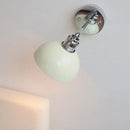 Axyaa Nordic LED Wall Sconce Iron Arm Switch Bedroom Living Room Bathroom Mirror Light