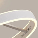 Axyaa LED Ceiling Light: Modern White Black Design for Home Living Room Décor