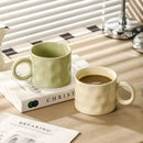 Axyaa Elegant Ceramic Mug Set - Stylish & Functional Coffee Cup in Light Luxury Style