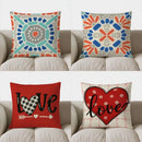 Axyaa Geometric Pattern Throw Pillow - Sofa Bedroom Car Cushion Cover