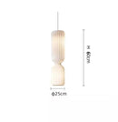 Axyaa Fabric LED Pendant Light: Minimalist Retro Floor Lamp for Home, Restaurant, Living Room