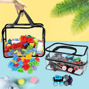 Axyaa Clear PVC Storage Bag for Toys, Cosmetics, and Crafts