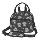 Axyaa Cartoon Koala Lunch Bag: Insulated Thermal Tote for Women & Girls, Adjustable Strap