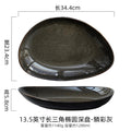 Axyaa Ceramic Sushi Dim Sum Plate Set
