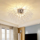Axyaa Nordic Dandelion Crystal Ceiling Light for Romantic Home Décor