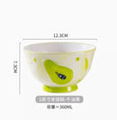 Axyaa Ceramic Rice Bowl with Large Capacity for Fruit, Salad, and More