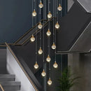 Axyaa Crystal Glass Ball Chandelier for Home Decor