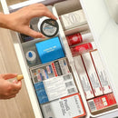 Axyaa Storage Drawer Organizers: Retractable Compartments for Kitchen, Underwear, Cutlery, Socks