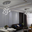 Axyaa Staircase Chandeliers LED Pendant Light for Modern Living Room
