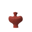 Axyaa Fringe Vase: Irregular Heterophore Floral Arrangement Porcelain Ornament