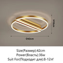 Axyaa Nordic LED Ceiling Light - Interior Decoration Lighting Fixtures