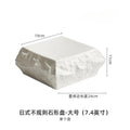 Axyaa Irregular Stone Plate for High-end Dining Experience