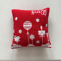 Axyaa Christmas Deer Snowflake Cushion Cover - Home Sofa Decor