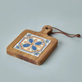 Axyaa Wooden Floral Kitchen Mat Set