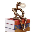 Axyaa Steampunk Pipe Desk Lamp - Industrial Style Robot Bedside Light