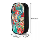 Axyaa Little Mermaid Pencil Case - Big Capacity Pen Holder Bag for School Supplies