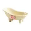 Axyaa Bowknot Design Soap Dish: Cute Plastic Soap Holder for Bathroom Accessories