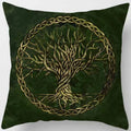 Axyaa Dark World Tree Print Pillow Cover - Home Decor Essential
