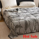 Axyaa Bamboo Fiber Jacquard Double-layer Gauze Cold Blanket Towel Quilt