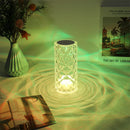 Axyaa Crystal Mini Rose Petal USB Rechargeable Decorative Table Lamp