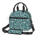 Axyaa Paisley Pattern Lunch Bag: Waterproof, Insulated, Reusable, Thermal Tote