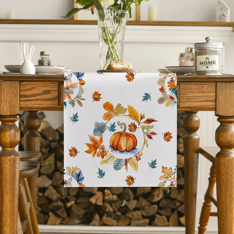 Axyaa Maple Leaf Table Runner Home Decoration for Dining Tables and Wedding Party