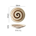 Axyaa Retro Ceramic Sushi Plate Set