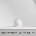 Axyaa Ceramic Base Ins Japanese Home Living Room Vase White Pink Purple Blue