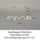 Axyaa Nordic LED Chandelier for Home Decor - Luminous Pendant Lighting