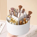 Axyaa Makeup Brush Holder Box, Rotating Brush Storage Cup - 5 Slots