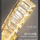 Axyaa Crystal Gold Metal Wall Lamp: Modern Irregular LED Wall Light for Luxury Decor