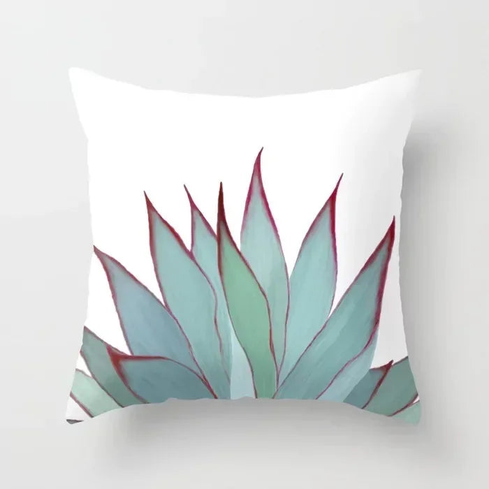 Axyaa Plant Pattern Pillowcase 45*45cm for Home Office Decor