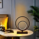 Axyaa Ring USB Lamp with 3-Color Dimming - Modern Minimalist Design