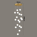 Luxury Nordic Villa Chandelier - Axyaa Living Room Hanging Lights