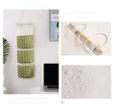 Axyaa Hanging Storage Organizer - 3 Pockets Waterproof Wall Mounted Closet Sundries Bag