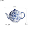 Axyaa Ceramic Pot Seasoning Dish Set - Creative Tableware for Tea, Dim Sum, Snacks