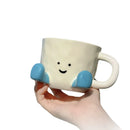 Axyaa Cartoon Couple Ceramic Mug Creative Milk Coffee Tea Cup