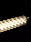 Axyaa Modern Nordic Glass Chandelier - Luxury Minimalist Design Perfect for Restaurant, Bar, and Office