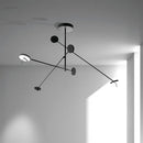 Axyaa Italian Restaurant Black Adjustable Light for Living Room, Study, Office Wall