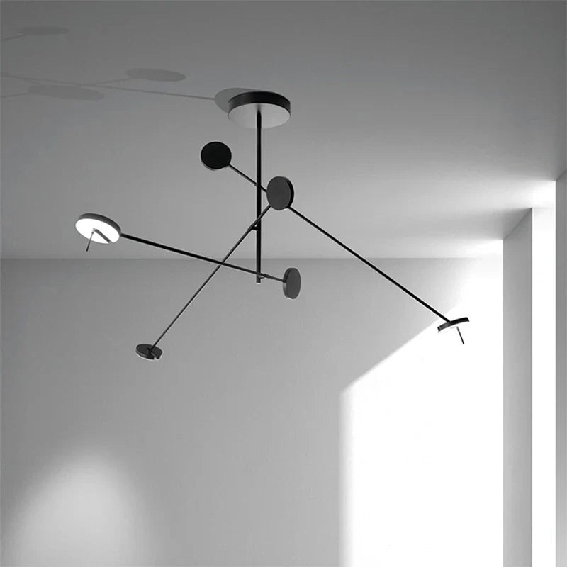 Axyaa Italian Restaurant Black Adjustable Light for Living Room, Study, Office Wall
