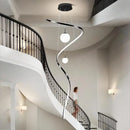 Axyaa Modern Light Luxury Staircase and Living Room Pendant Lights