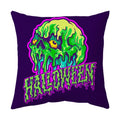 Axyaa Halloween Dark Pumpkin Print Pillowcase Home Cushion Cover - 2023 Collection