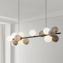 Axyaa Modern Dine Room Pendant Lights LED Chandelier Indoor Ceiling Lamp