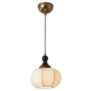 Axyaa Serical Design E27 LED Wood Chandelier for Bedroom, Dining Room, Bar