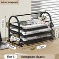 Axyaa Mesh File Holder Stand Organizer Tray for Home Office Desk Supplies
