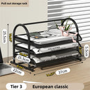 Axyaa Mesh File Holder Stand Organizer Tray for Home Office Desk Supplies