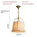 Axyaa Fabric Chandelier Light Fixture for Home Decor