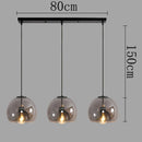 Axyaa Nordic Glass Pendant Light: Modern Luxury for Hotel, Coffee Shop, Restaurant, Bar